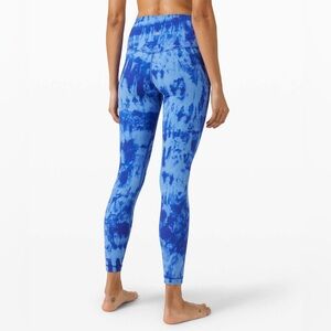Lululemon Align Pant II 25" *Game Day Game Day Blue Multi